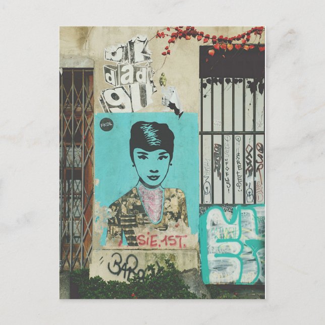 Paris: Frukost på tiffany's, tack? Vykort (Framsida)