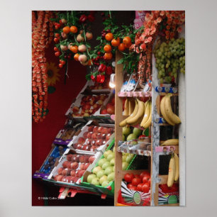 Paris frukt marknadsför trycket poster