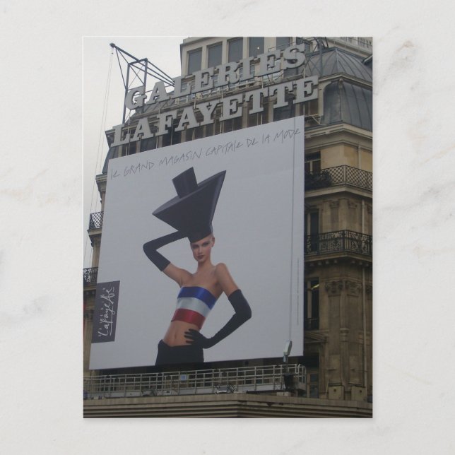 Paris - Galeries Lafayette - Vykort (Framsida)