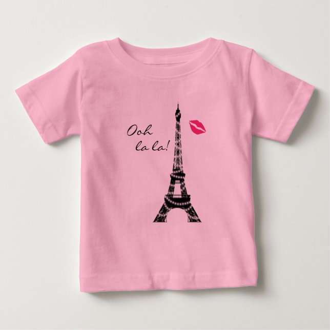 Paris Glittrar TuTu-bodysuit T Shirt (Framsida)