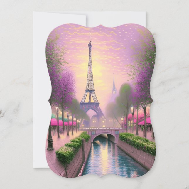 Paris Graphic Anteckningskort (Framsida)