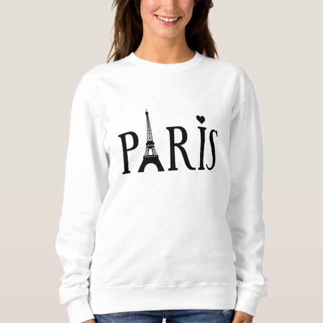 Paris - Graphic Art T Shirt (Framsida)