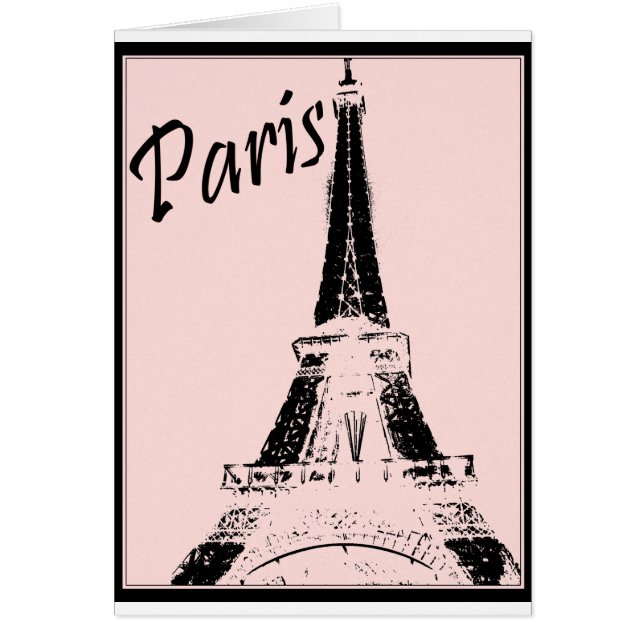 Paris Hälsningskort (Framsidan)