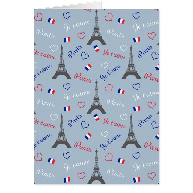 Paris Hälsningskort (Framsidan)