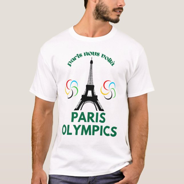 Paris här i kom Olympics 2024 T Shirt (Framsida)