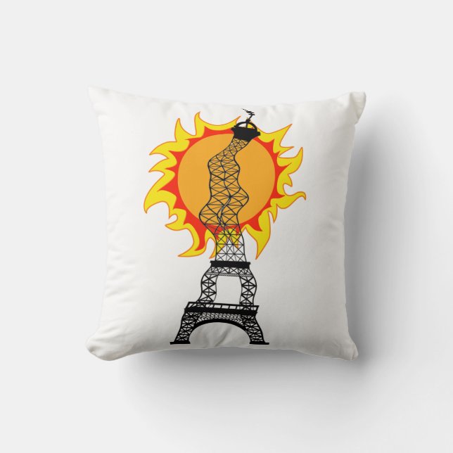 Paris Heat Wave 2019 Kudde (Framsida)