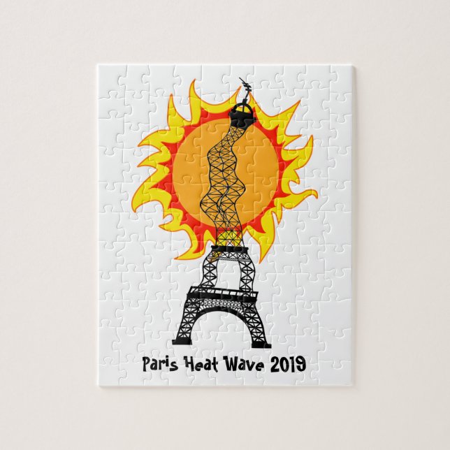 Paris Heat Wave 2019 Pussel (Vertikal)