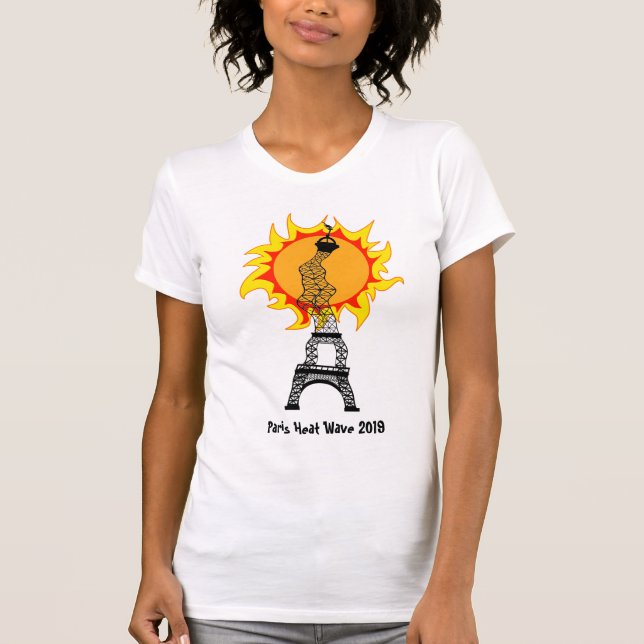 Paris Heat Wave 2019 T Shirt (Framsida)