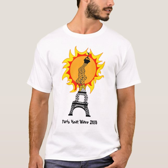Paris Heat Wave 2019 T Shirt (Framsida)