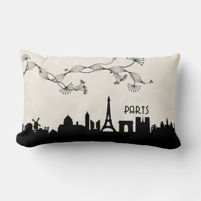 paris horisontdeco lumbarkudde (Framsida)