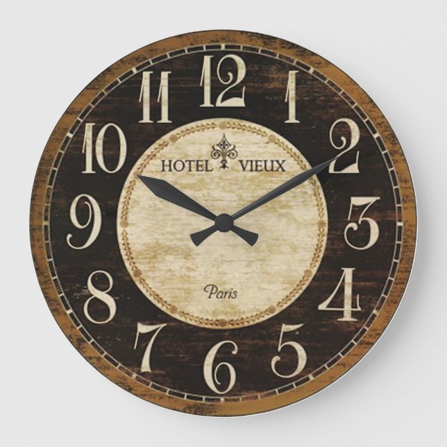 Paris Hotel Clock Stor Klocka (Framsida)