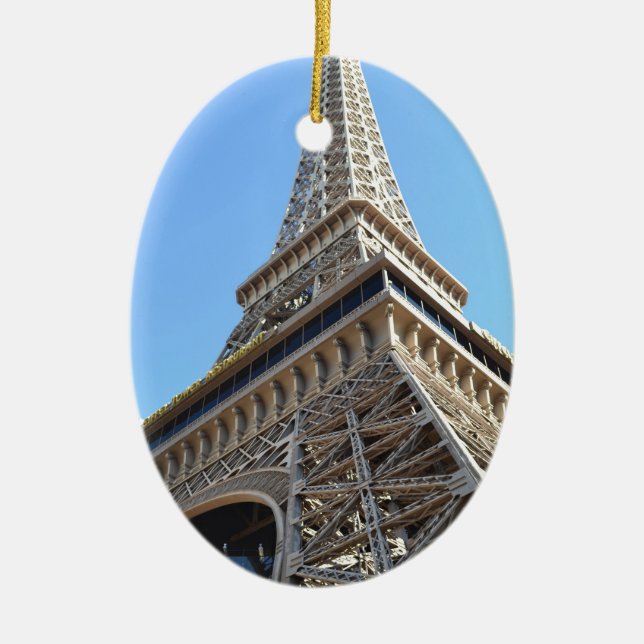 Paris hotell - Las Vegas Julgransprydnad Keramik (Framsidan)