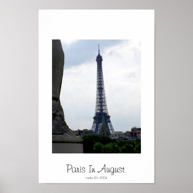 Paris i augusti poster (Framsidan)