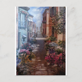 Paris i blomma vykort