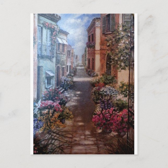 Paris i blomma vykort (Framsida)
