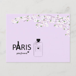 Paris i blomning vykort