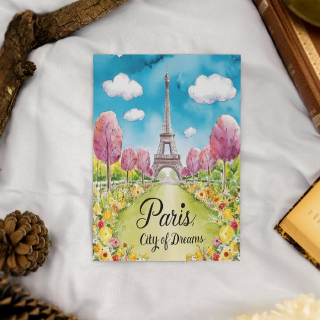 Paris i Bloom: en Dreamy Vår-dag Vykort (Skapare uppladdad)