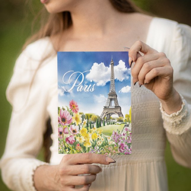 Paris i Bloom Vykort (Skapare uppladdad)
