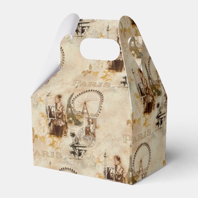 Paris i Brun Presentaskar (Framsidan Sidan)