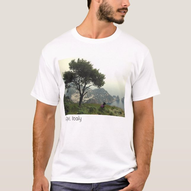Paris i Capri, Capri, italien T Shirt (Framsida)
