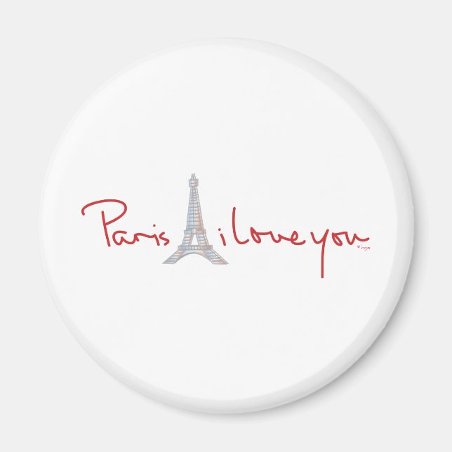 Paris I kärlek du Magnet (Framsidan)