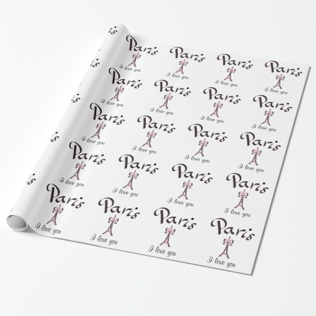 PARIS I kärlek du Presentpapper (Utrullad)