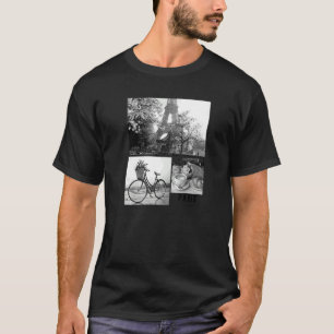 Paris I Kärlek Paris Eiffel Torn Frankrike T Shirt