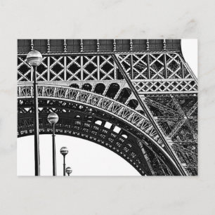 paris i linjer vykort
