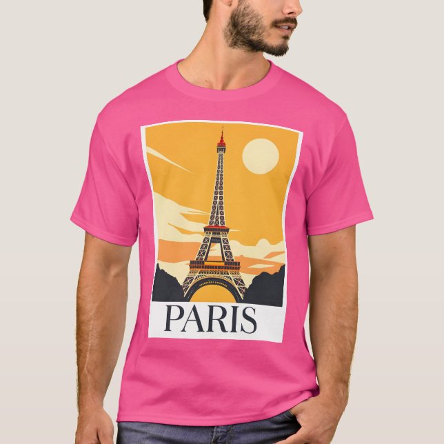 Paris i mitt sinne t shirt (Framsida)
