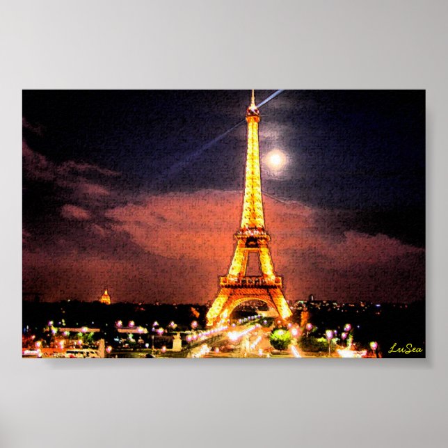 Paris i natt poster (Framsidan)