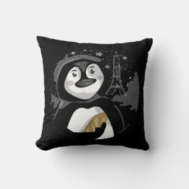 Paris i Night Penguin Dekorativ kudde
