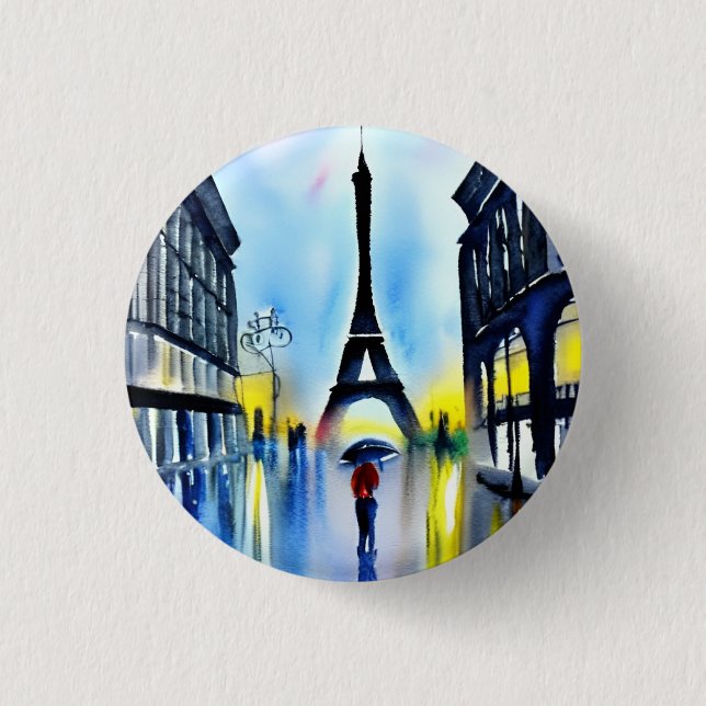 Paris i regnet knapp (Framsida)