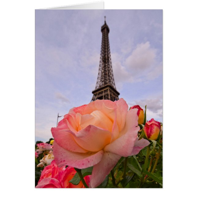 Paris i Vår är alltid en Bra idé Hälsningskort (Framsidan)