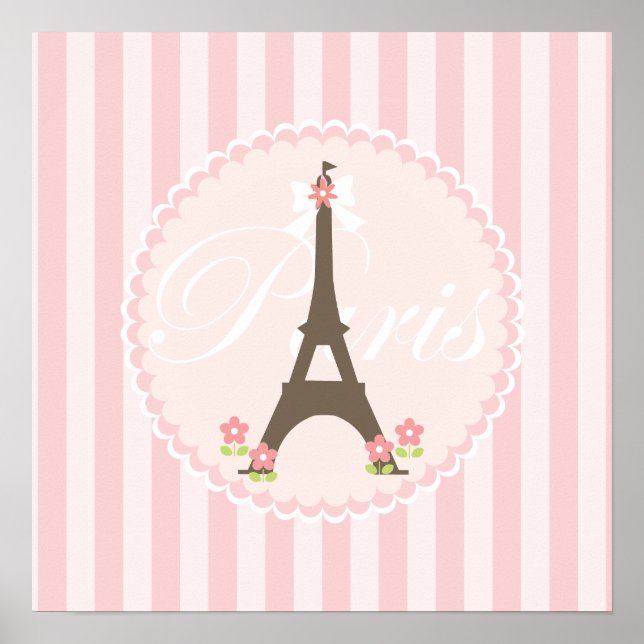Paris i Vår Girly Poster (Framsidan)