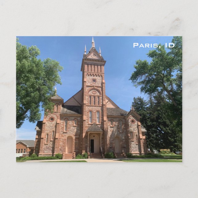 Paris - Idaho Vykort (Framsida)