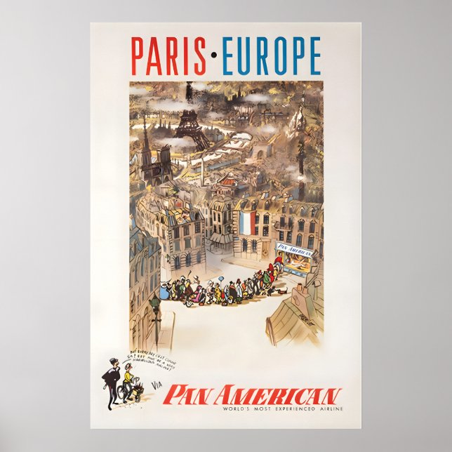 Paris Illustration Europa Konst Frankrike Tryck Pa (Framsidan)