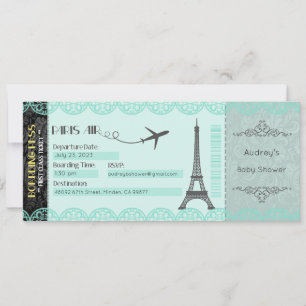 Paris inbjudan, anpassad Paris inbjudan