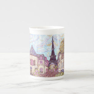 Paris Inspired Pointillism Bone China Mugg Benporslin Mugg