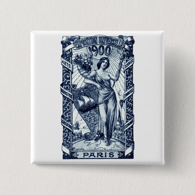 Paris internationell Expoaffisch 1900 Knapp (Framsida)