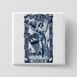 Paris internationell Expoaffisch 1900 Knapp
