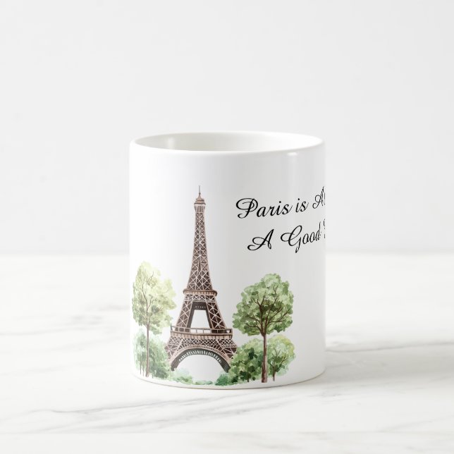 Paris is Always A Good Idea Eiffel Tower Kaffemugg (Center)