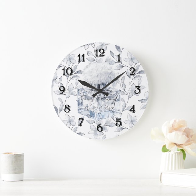 Paris is always a good idea perfume leaves stor klocka (Hem)