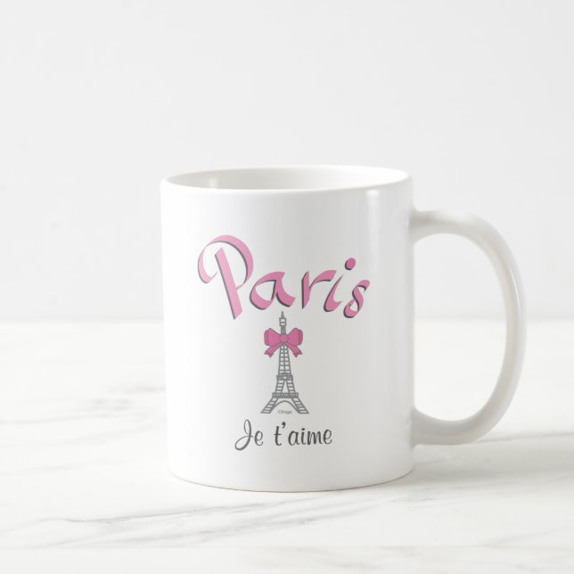 Paris - Jag älskar dig Kaffemugg (Höger)
