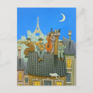 Paris Jazz Vykort