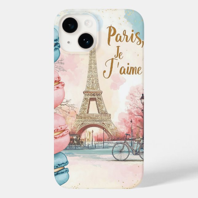 Paris, Je T'aime - Eiffeltornet med Macarons (Baksida)