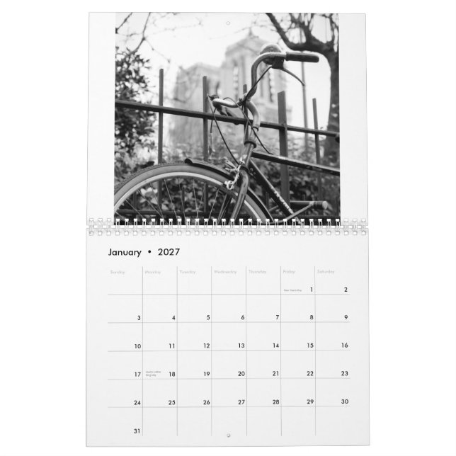 Paris jet'aime! kalender (Jan 2027)