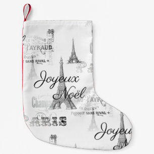 Paris Joyeux Noel julstrumpa