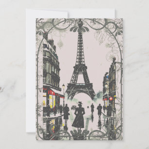 Paris-jul Julkort