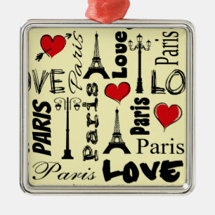 Paris Julgransprydnad Metall