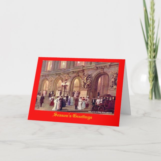 Paris, julkort helgkort (Framsida)